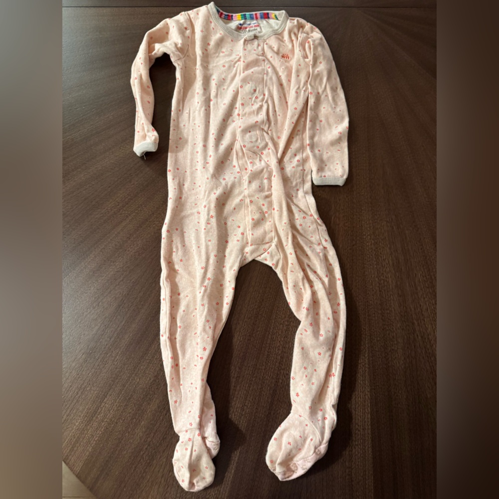 Pink Floral Baby Onesie, Magnetic Me 18-24 months